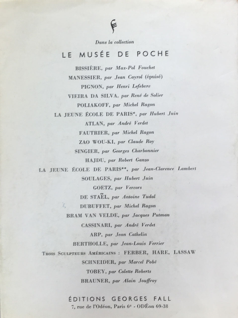 Sugaï PAR ANDRE PIEYRE DE MANDIARGUES Le Musee de Poche