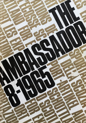 THE AMBASSADOR magazine NO.8 1965