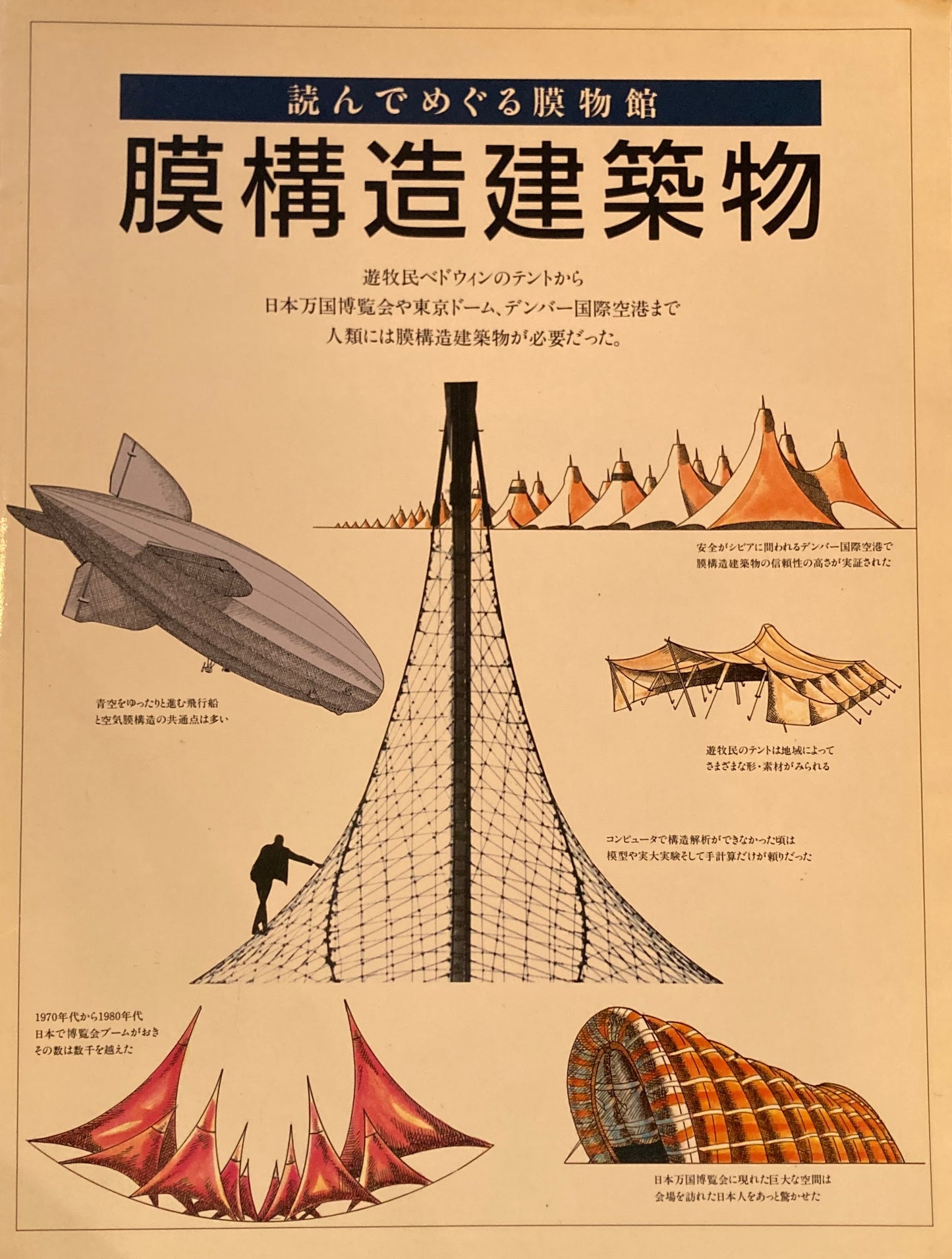 読んでめぐる膜物館　膜構造建築物　MakMax