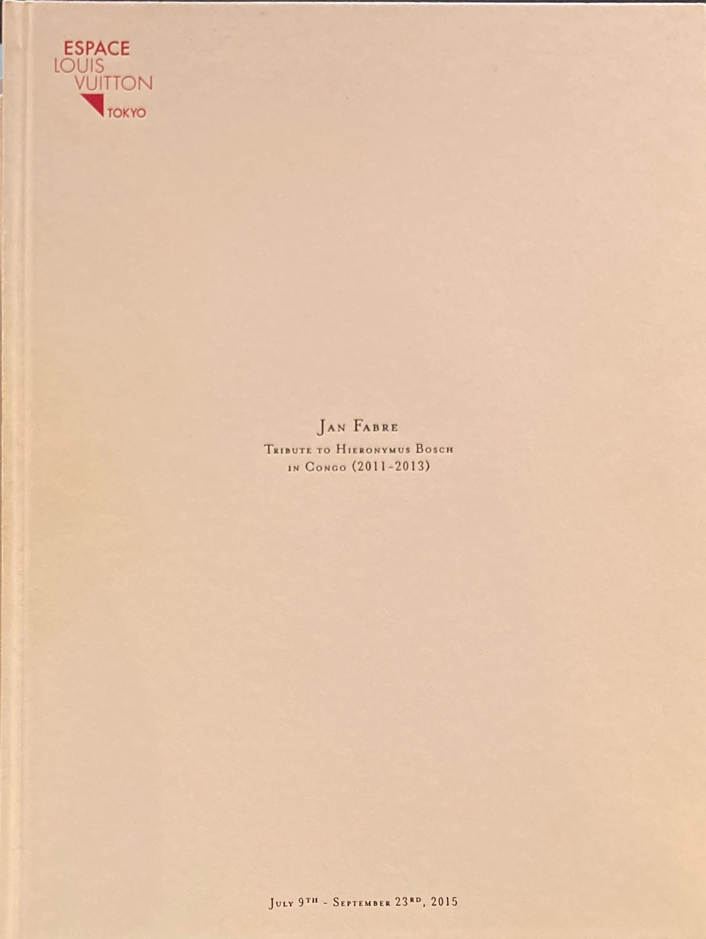 Jan Fabre　Tribute to Hieronymus Bosch in Congo (2011-2013)　ヤン・ファーブル　Espace Louis Vuitton Tokyo
