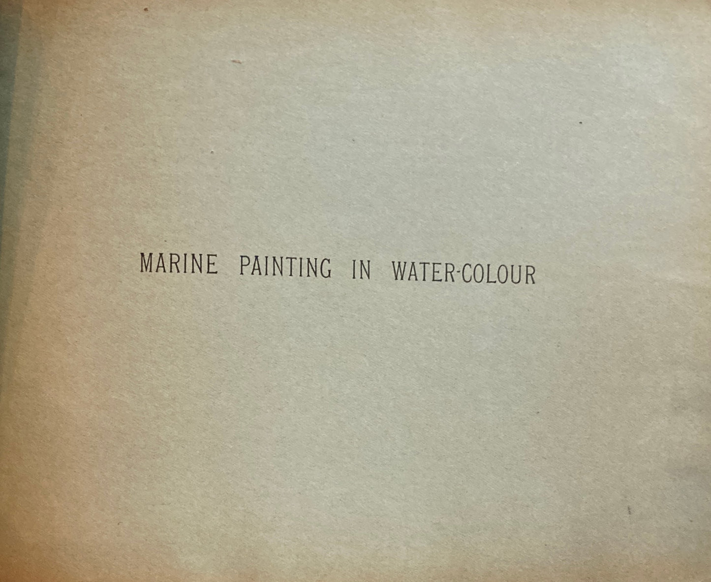 Wyllie's Marine Painting