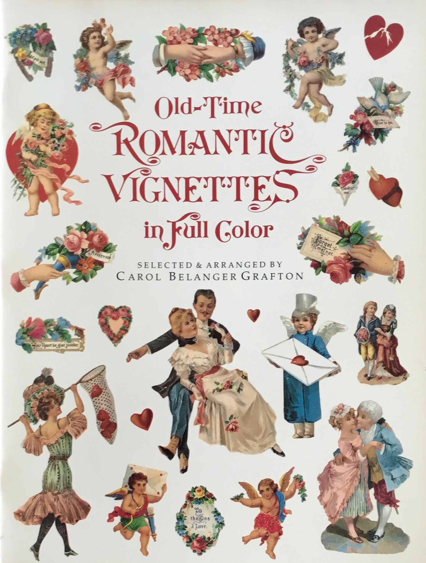 Old-Time Romantic Vignettes in Full Color　Dover