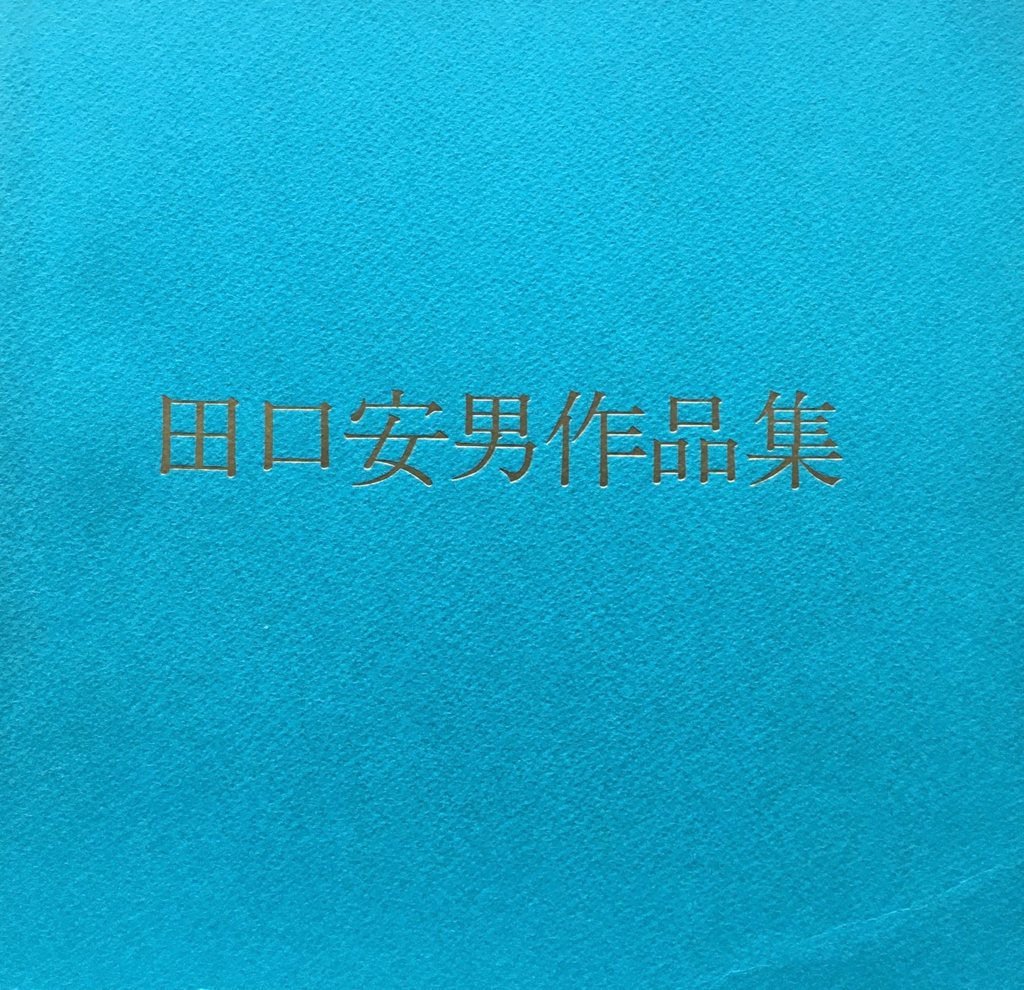 田口安男作品集　東京セントラル美術館　1977