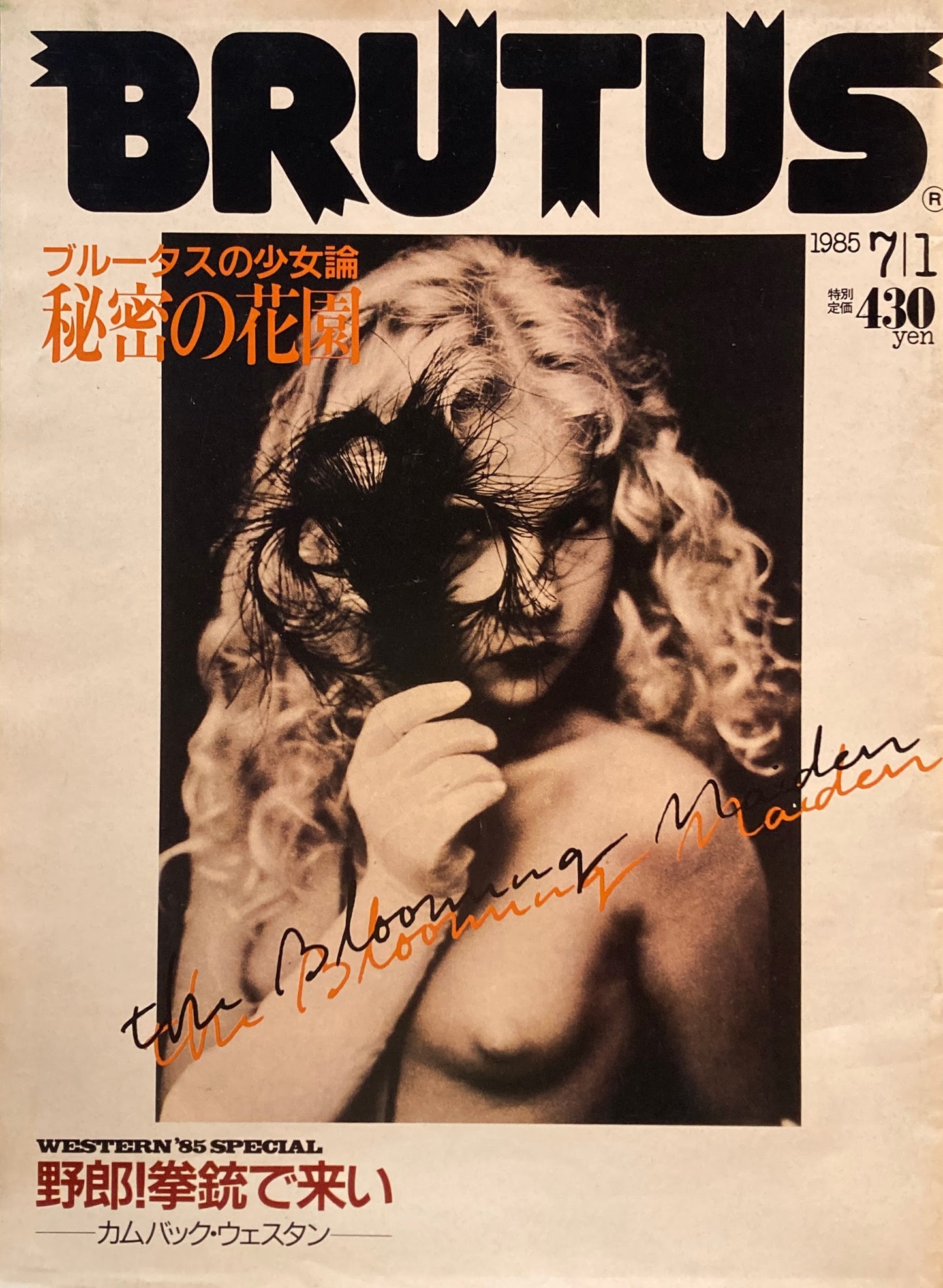 BRUTUS114 1985年7/1号　ブルータス　ブルータスの少女論　秘密の花園　