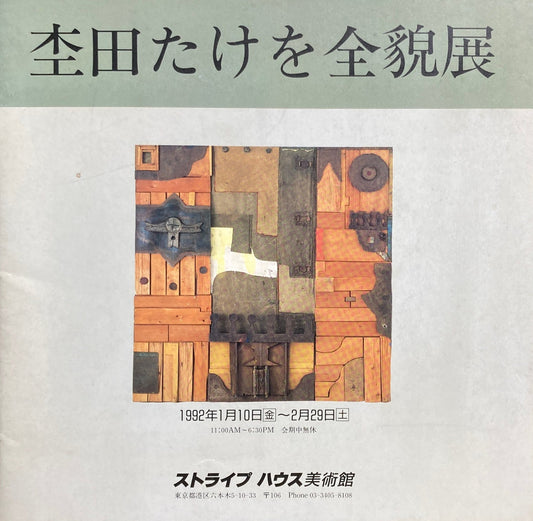 杢田たけを全貌展 ストライプハウス美術館