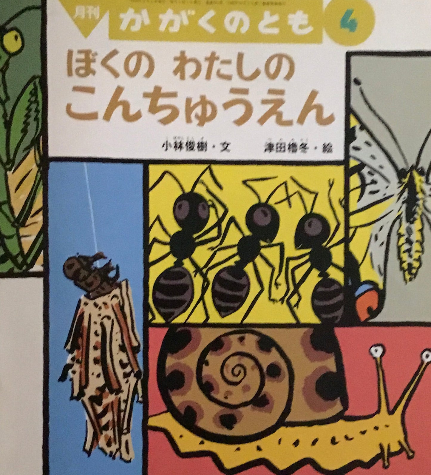 ぼくのわたしのこんちゅうえん　かがくのとも301号　1994年4月号