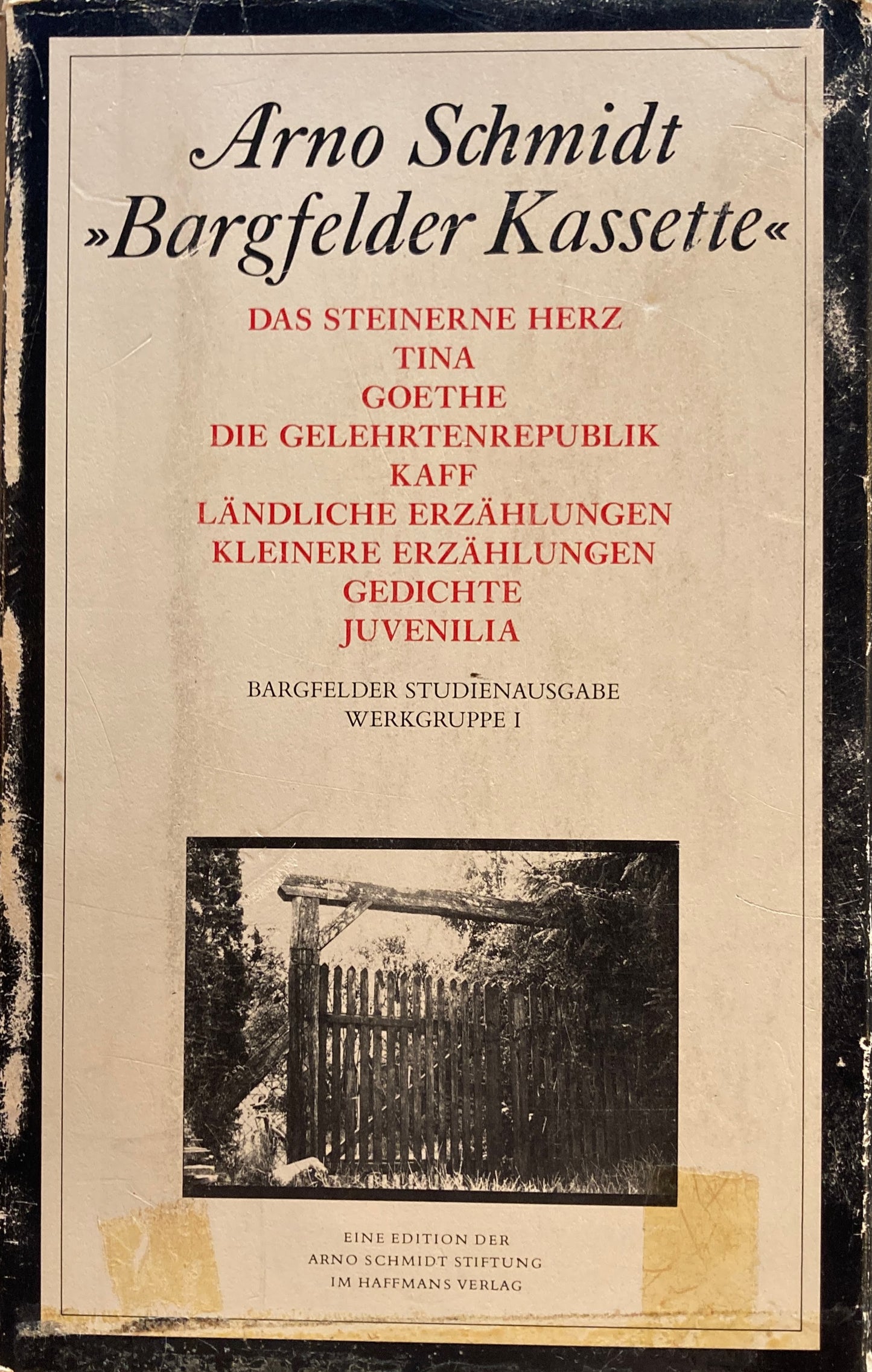 Arno Schmidt Zweite Bargfelder Kassette　アルノ・シュミット8冊セット　