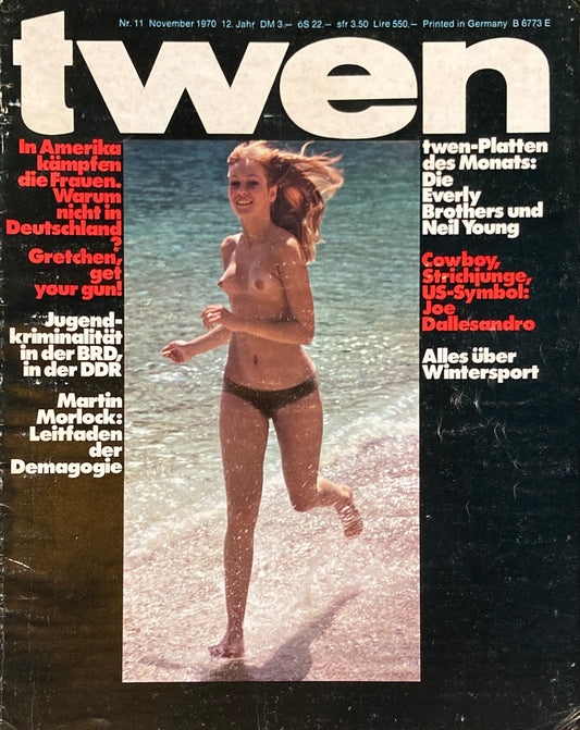 twen magazine 　Nr.11 Novenber 1970