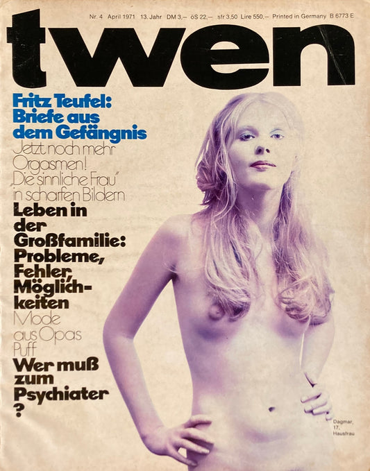 twen magazine 　Nr.4　April 1971　