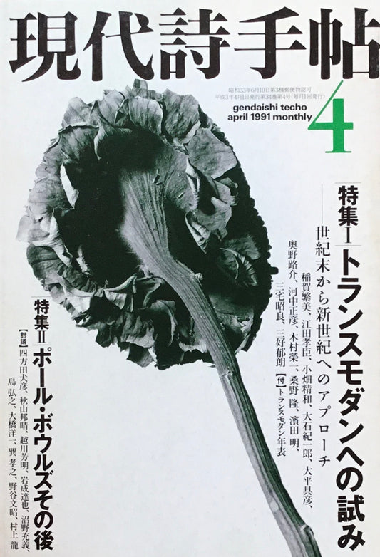 現代詩手帖　1991年4月号　トランスモダンへの試み