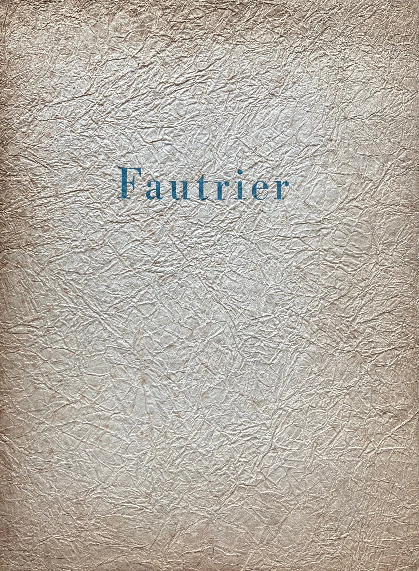 Fautrier　1959　南画廊