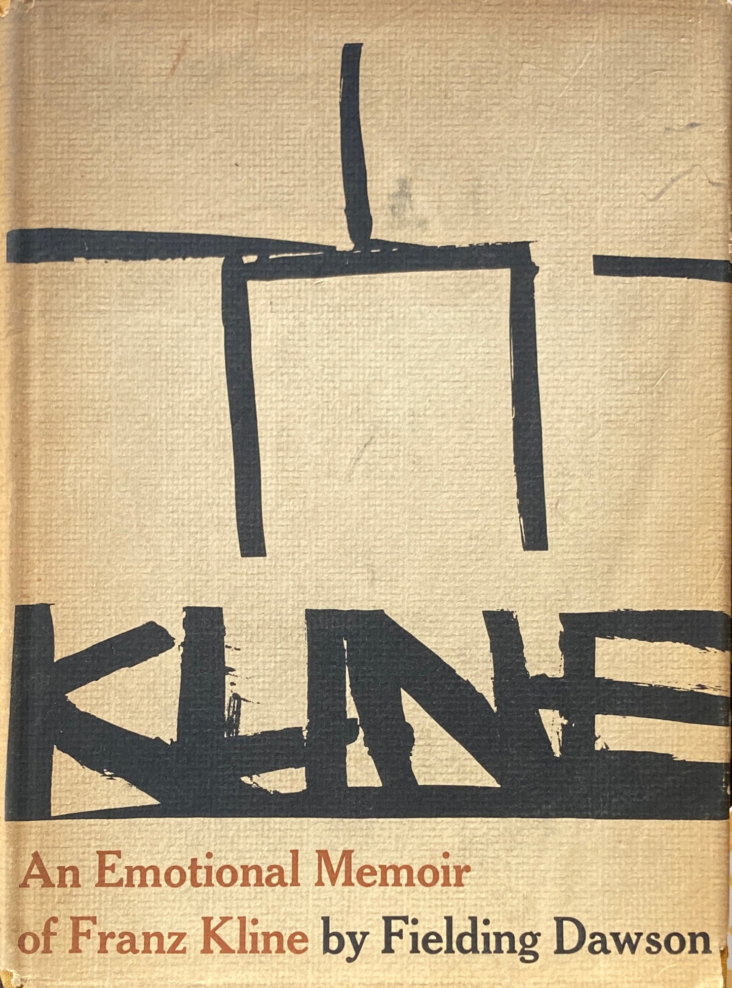 An Emotional Memoir of Franz Kline　Fielding Dawson