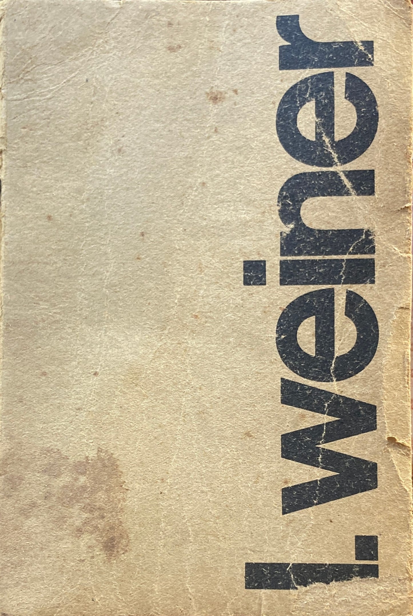 10 Obras = 10 Works Lawrence Weiner　ローレンス・ウェイナー