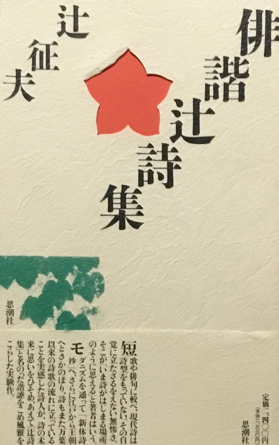 俳諧辻詩集　辻征夫　