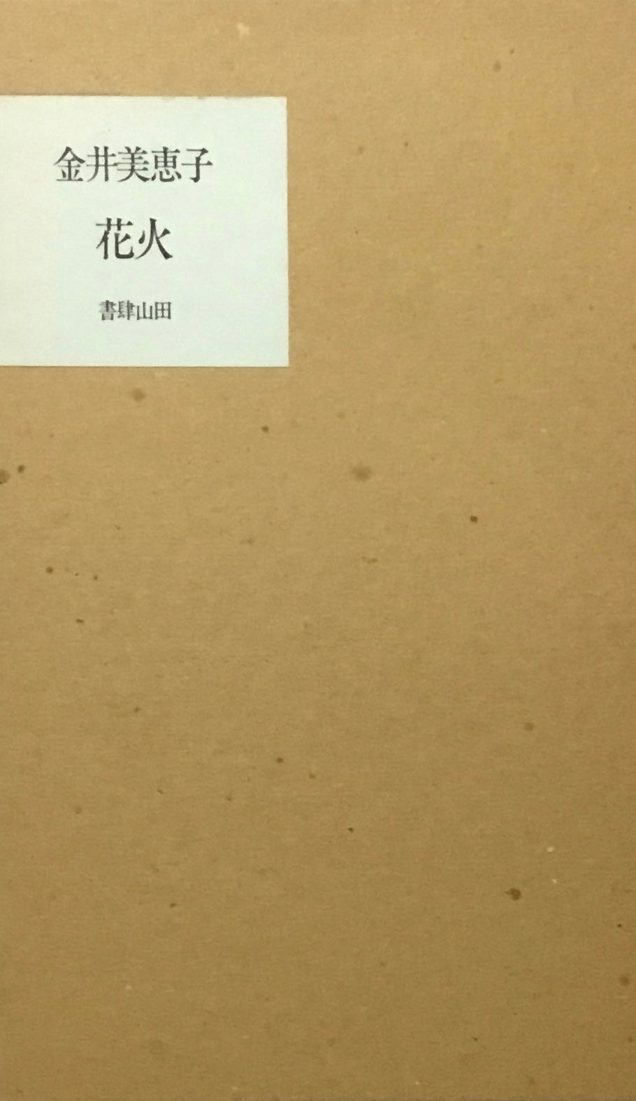 花火　金井美恵子