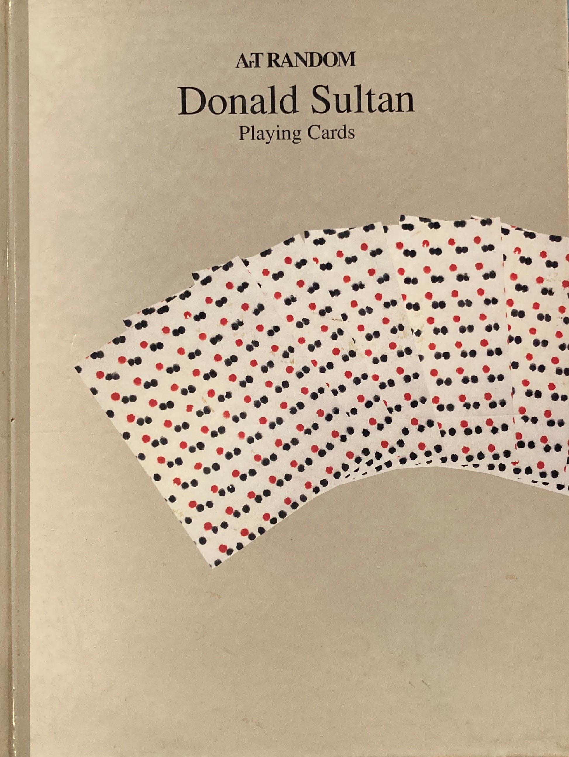 ArT RANDOM 17　Donald Sultan　Playing Cards