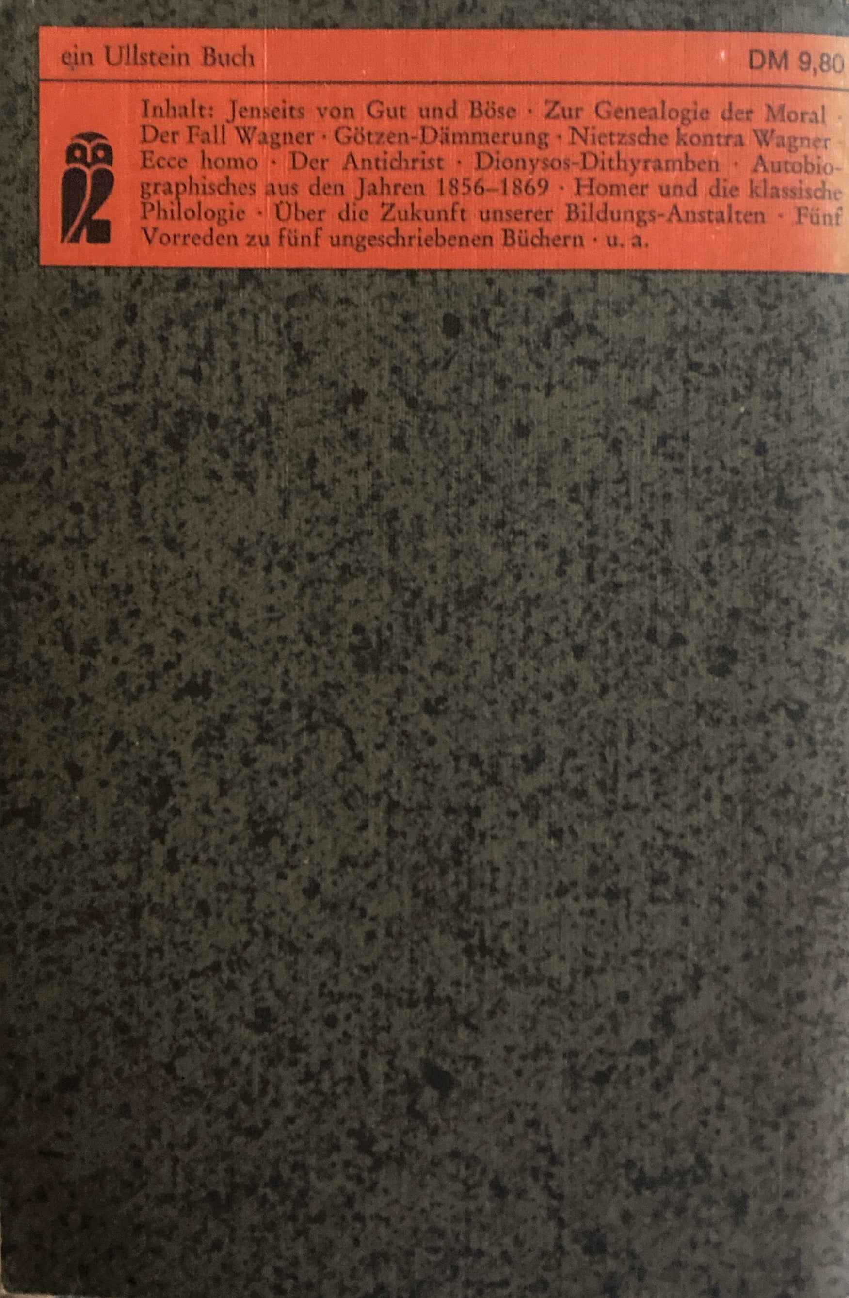 Nietzsche ドイツ語版 Amazon | Friedrich Nietzsche: Also sprach Zarathustra