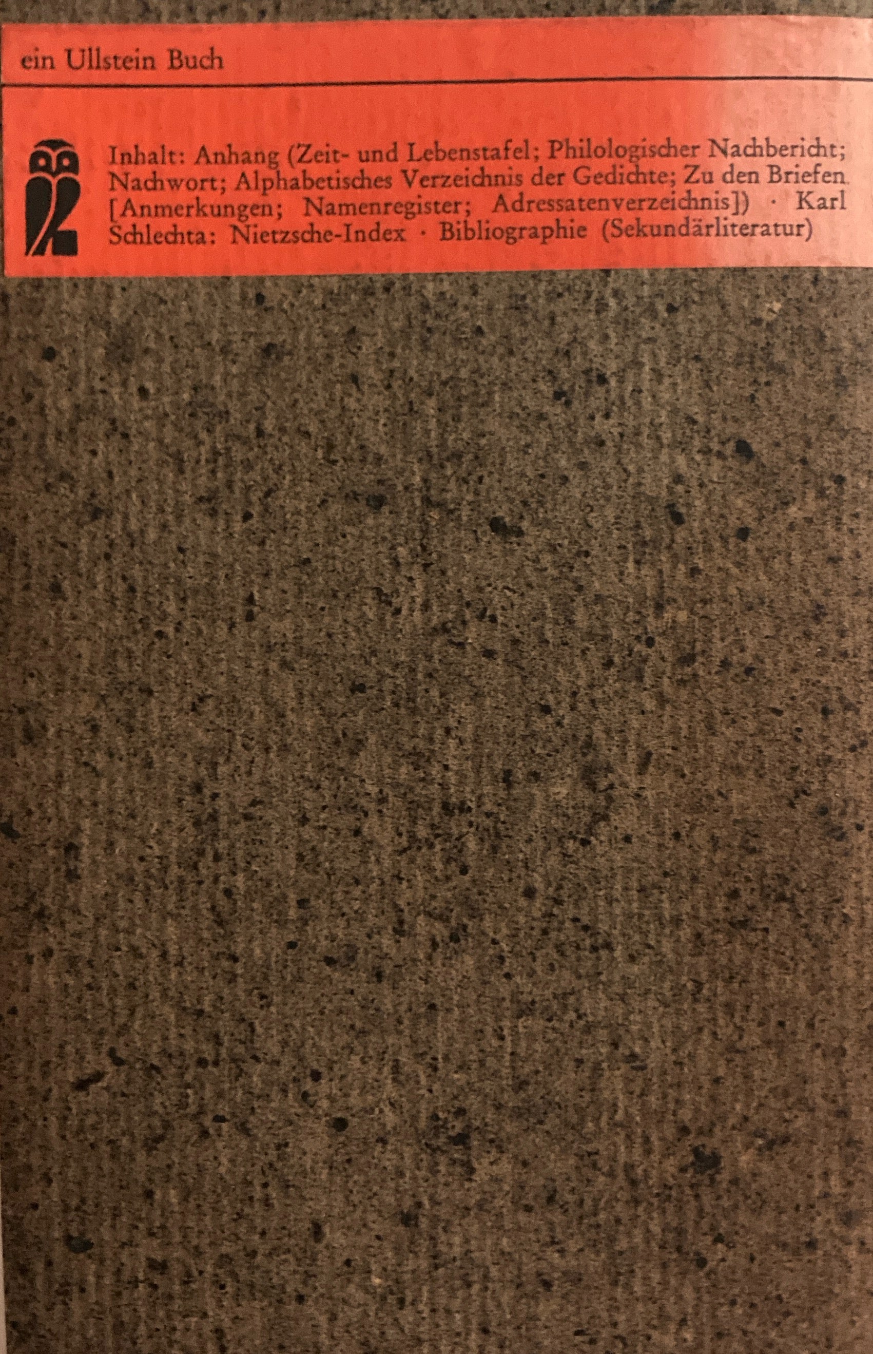 Nietzsche ドイツ語版 ドイツ語洋書 Friedrich Nietzsche Werke in vier Bänden