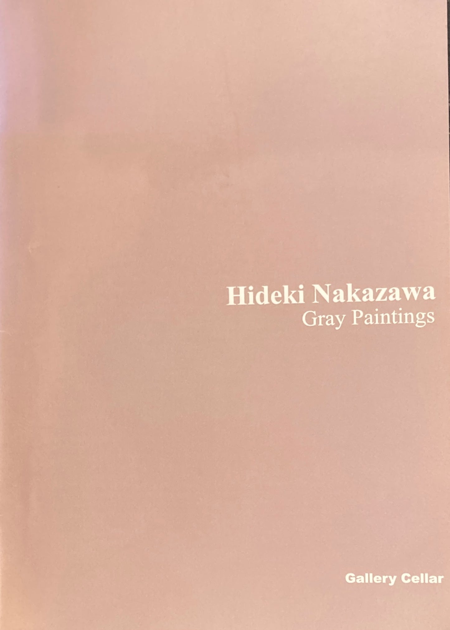 Hideki Nakazawa Gray Painting　中ザワヒデキ