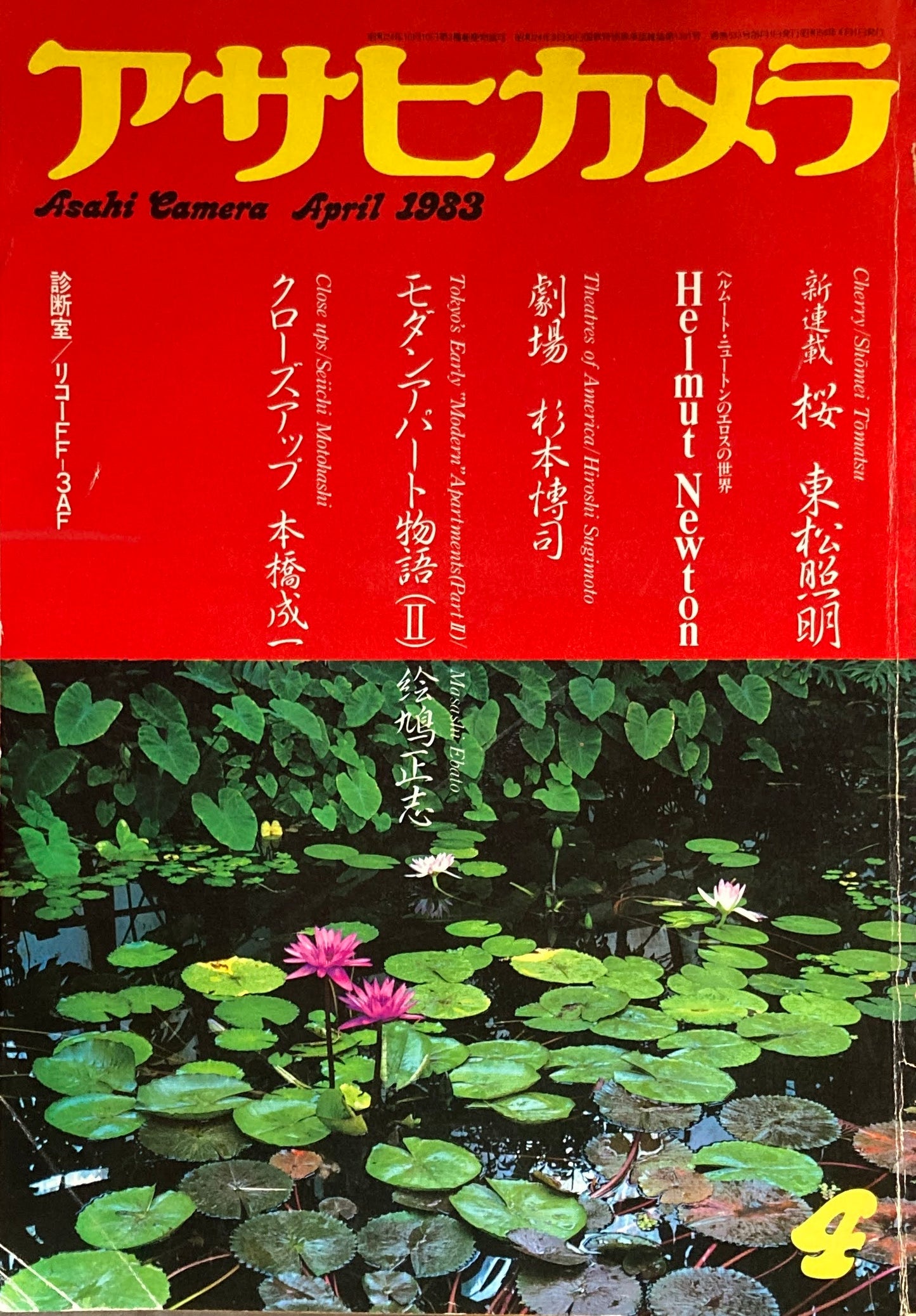 アサヒカメラ　633号　1983年4月号　ヘルムート・ニュートンのエロスの世界