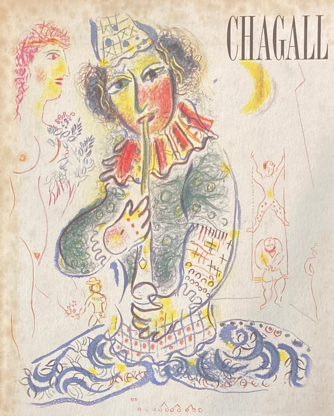 特価】 ≪ マルク・シャガール ≫ オリジナルリトグラフ【石版画】 1972年 BOUQUET FOR FERNAND MARC CHAGALL -  美術品