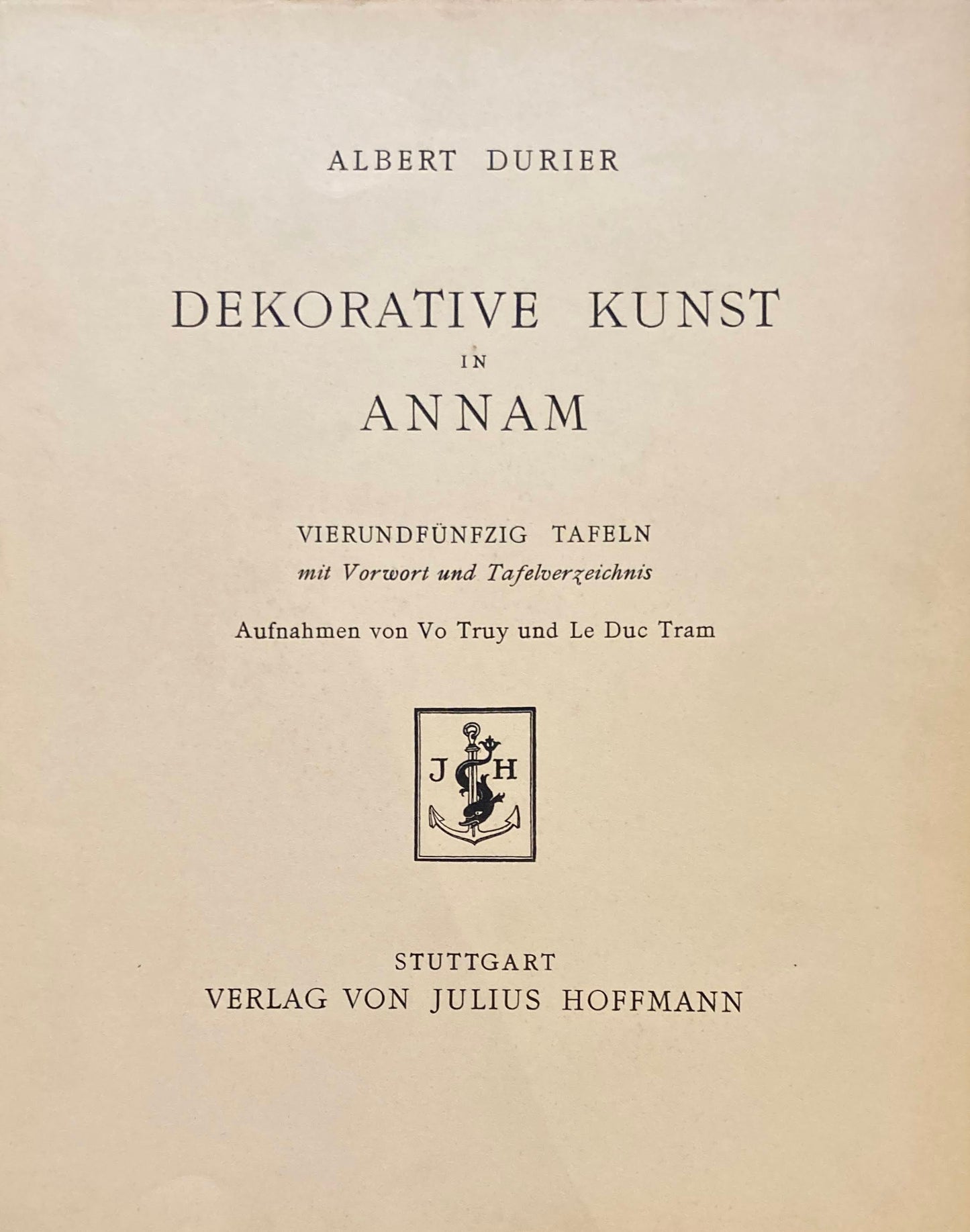 Dekorative Kunst in Annam Albert Durier