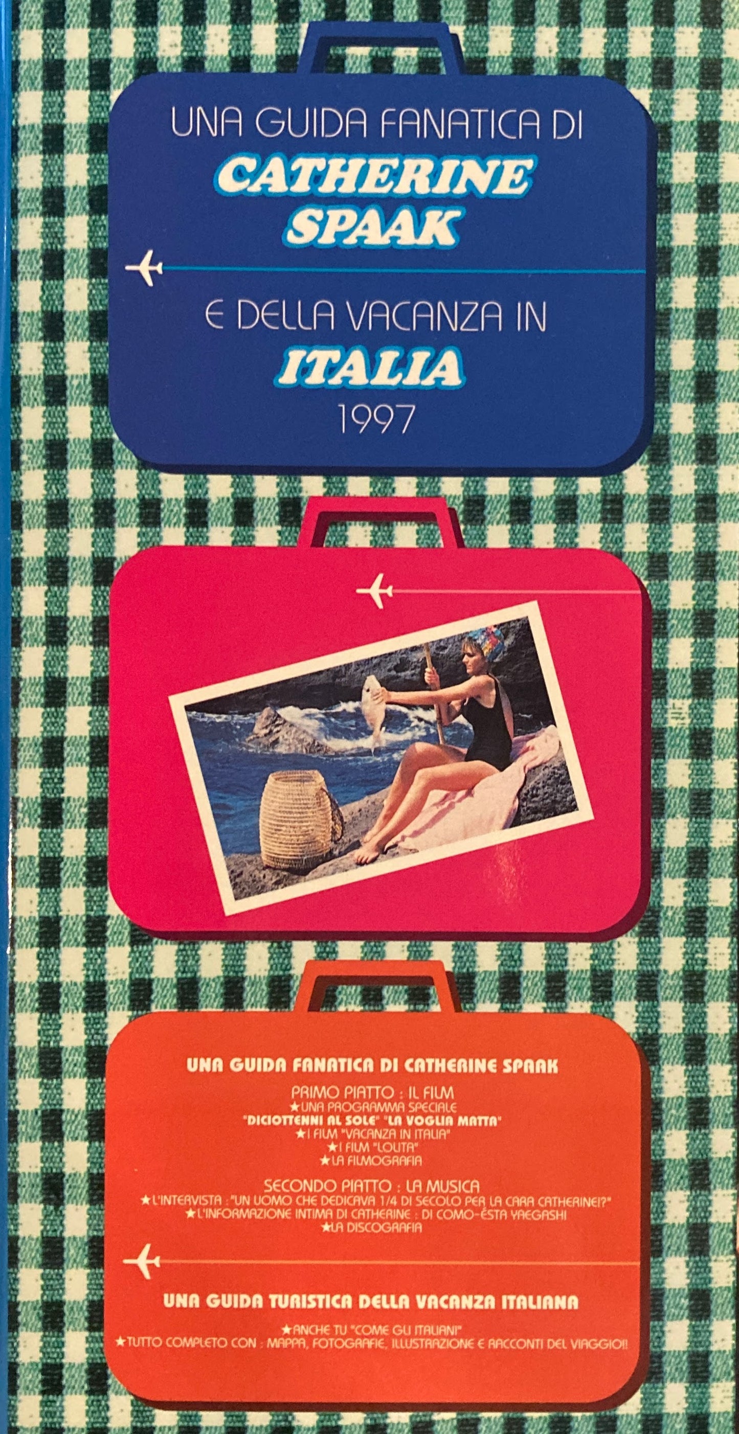 Una Guida Fanatica Di Catherine Spaak E Della Vacanza Italia Japan Book in 1997　カトリーヌ・スパーク
