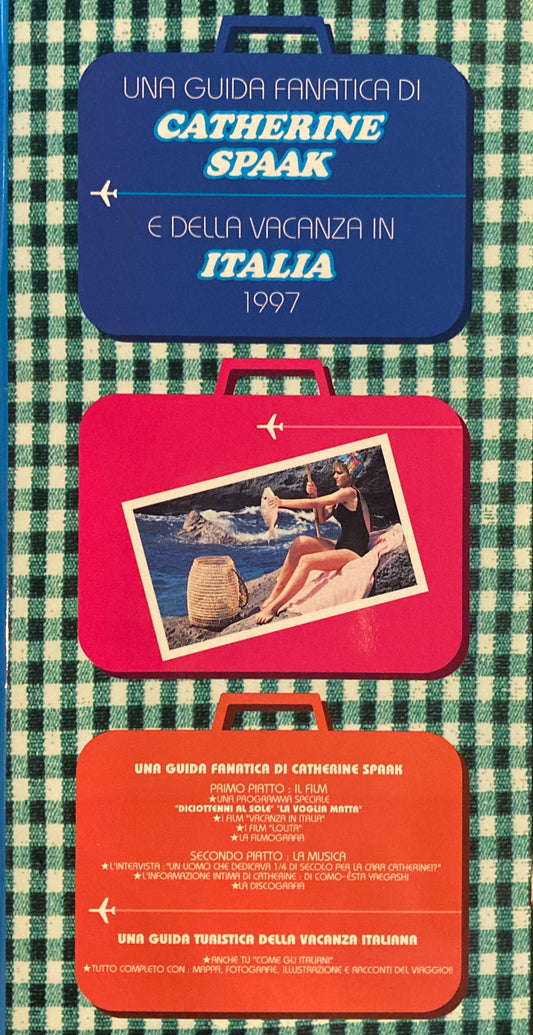 Una Guida Fanatica Di Catherine Spaak E Della Vacanza Italia Japan Book in 1997　カトリーヌ・スパーク