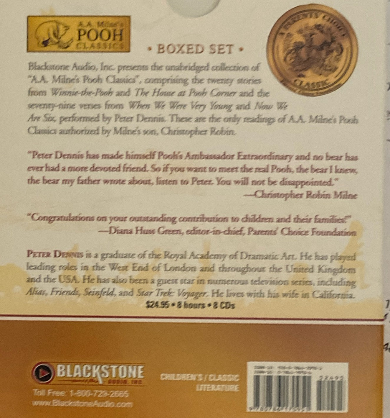 Winnie-The-Pooh; The House at Pooh Corner; When We Were Very Young　THE-POOH BOXED SET 8D