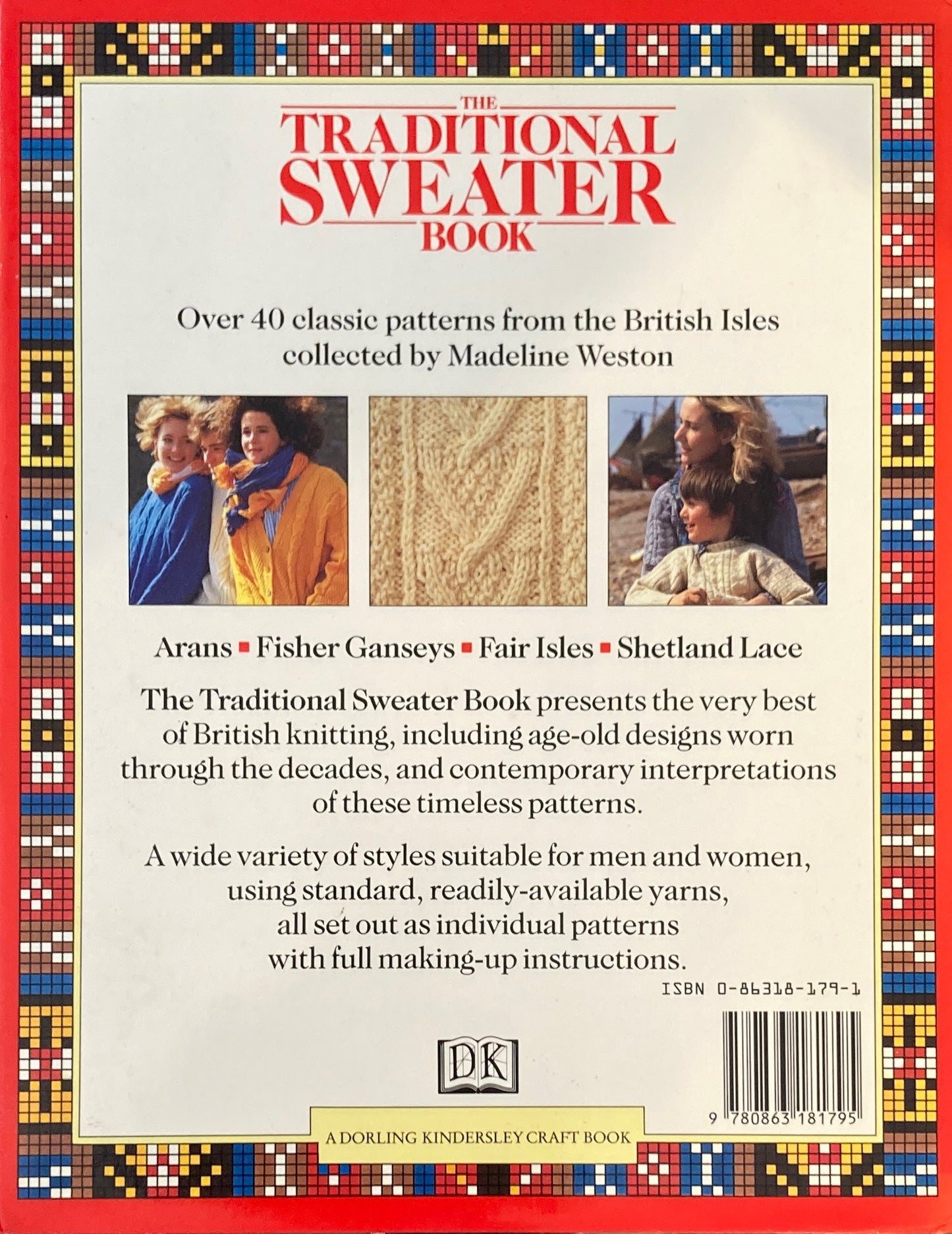 Traditional Sweater Book　伝統的なセーターの本　 Madeline Weston