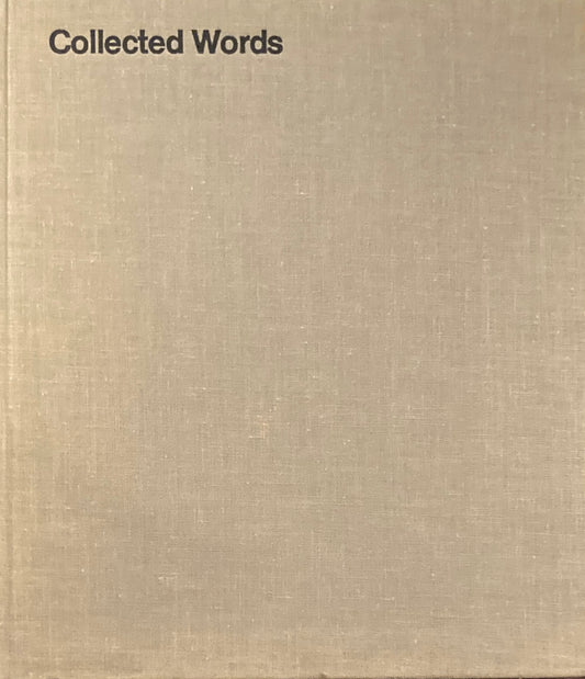 Collected Words, 1953-1982　Richard Hamilton　