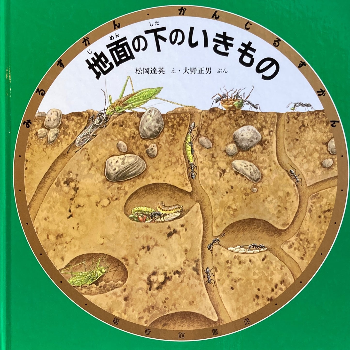 地面の下のいきもの　松岡達英