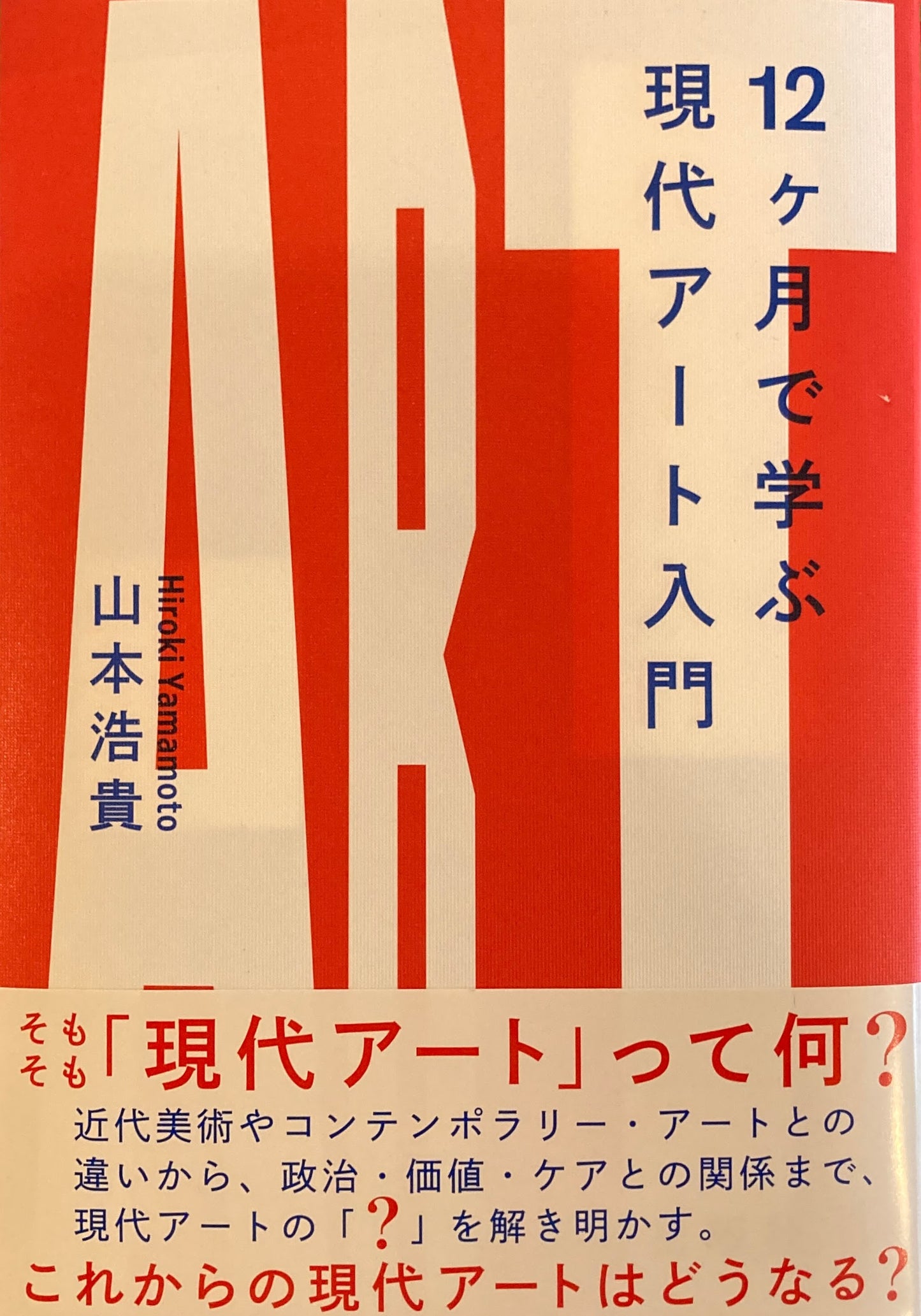 １２ヶ月で学ぶ現代アート入門　山本浩貴　