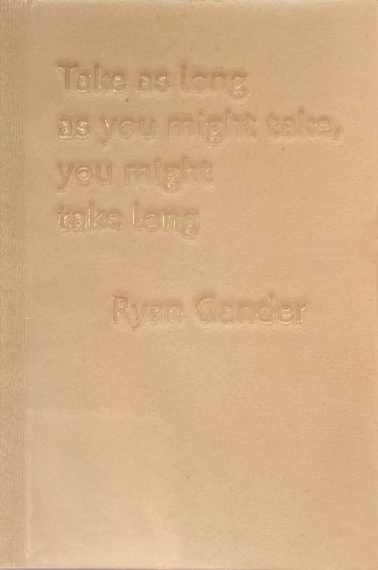 Take as long as you might take, you might take long　Ryan Gander　ライアン・ガンダー