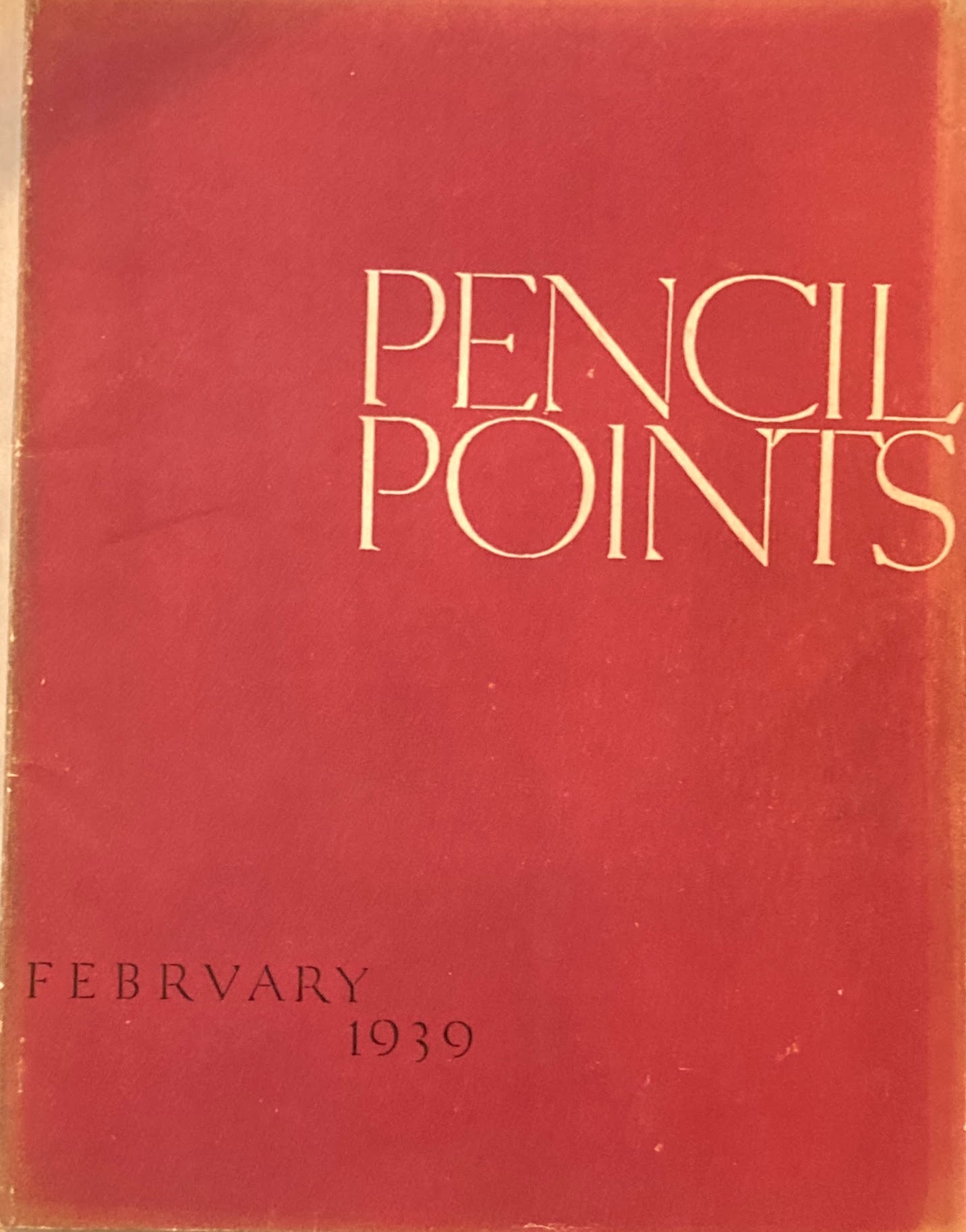 Pencil Points February 1939