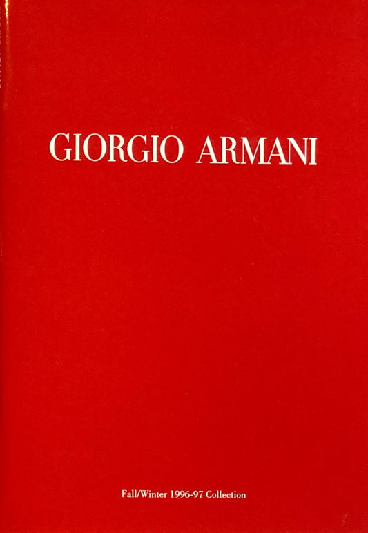 Giorgio Armani　Fall/Winter  1996-97　カタログ