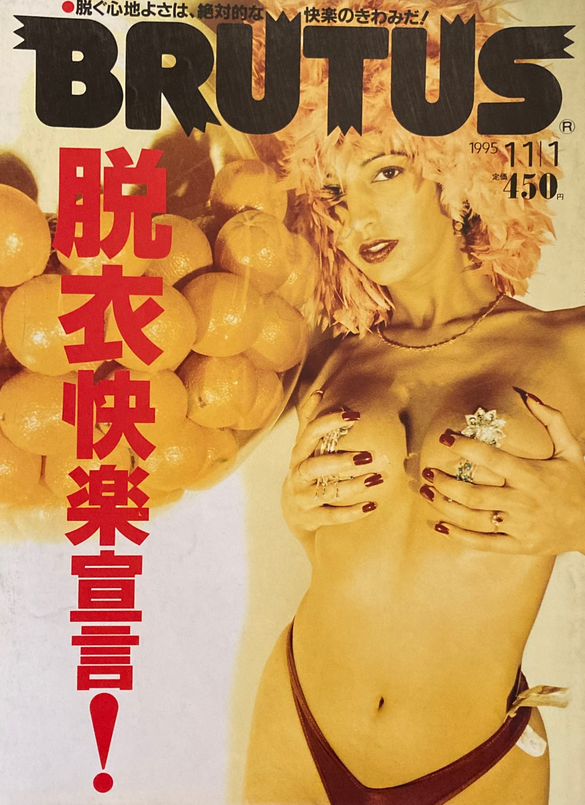 BRUTUS 352　ブルータス 1995年11/1号　脱衣快楽宣言！