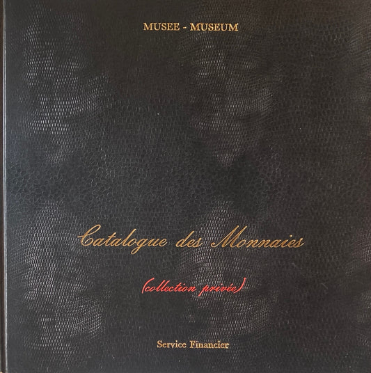 Catalogue des Monnaies (Collection Privée)　Service Financier　Marcel Broodthaers マルセル・ブロータス