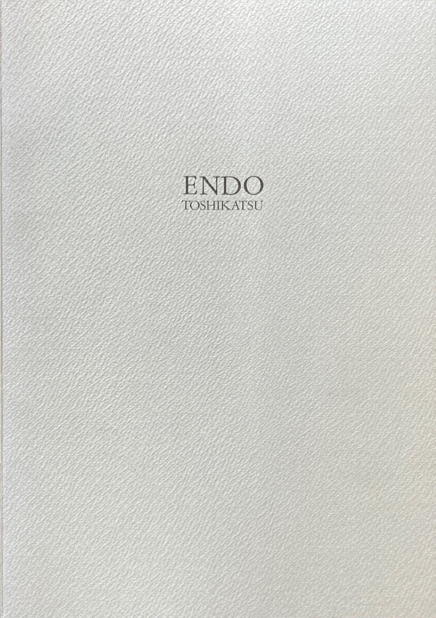 遠藤利克　Toshikatsu ENDO　1989　ギャラリーたかぎ　
