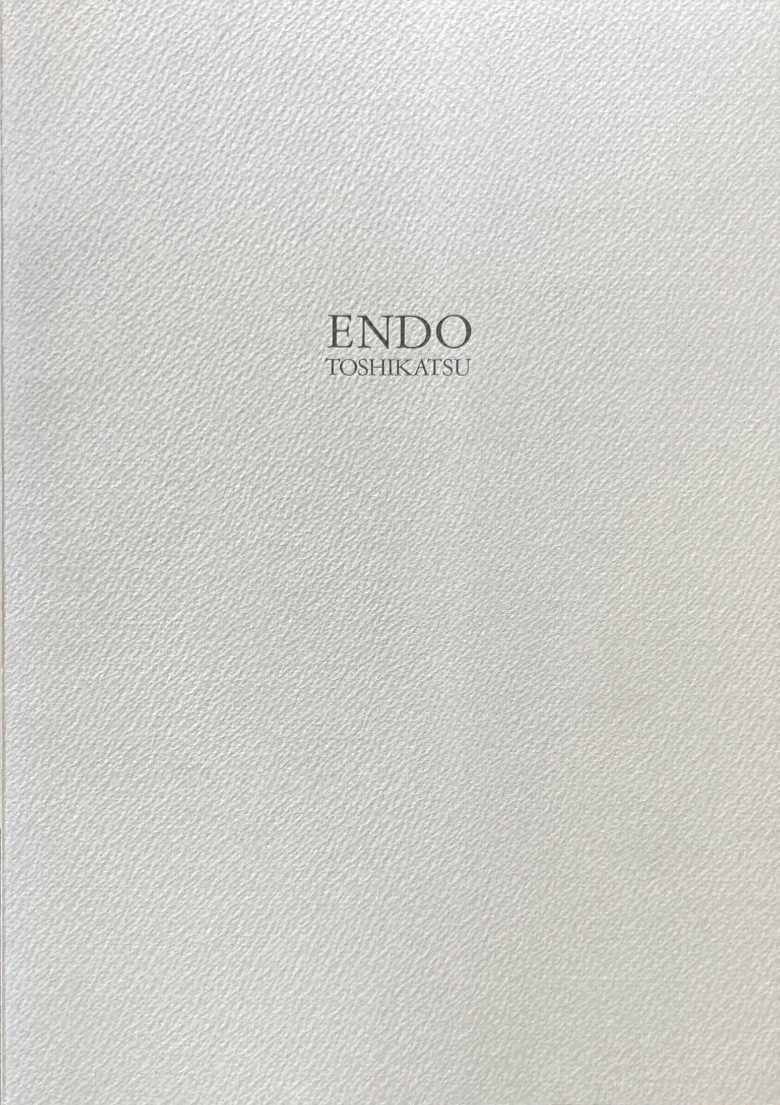 遠藤利克　Toshikatsu ENDO　1989　ギャラリーたかぎ　