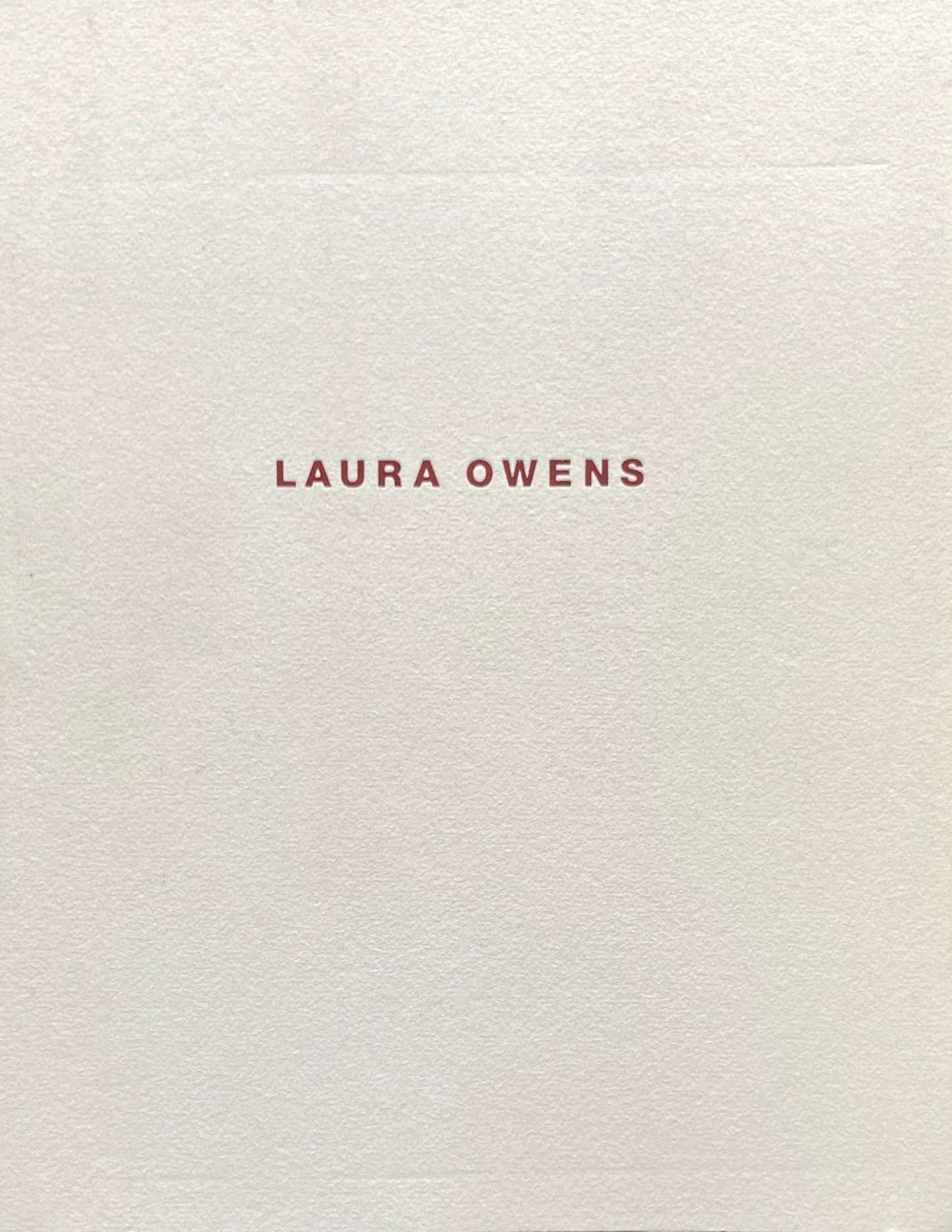 LAURA OWENS　ローラ・オーエンズ　資生堂ギャラリー