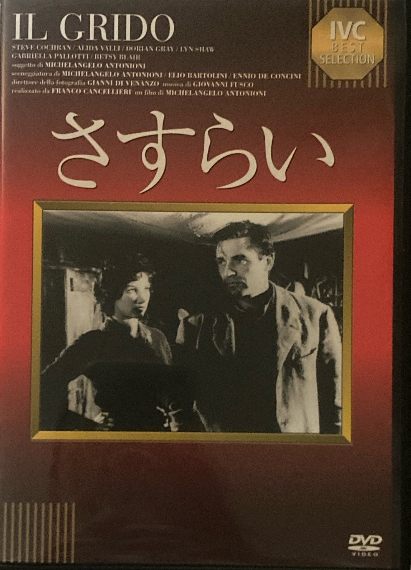さすらい　ミケランジェロ・アントニオーニ　DVD