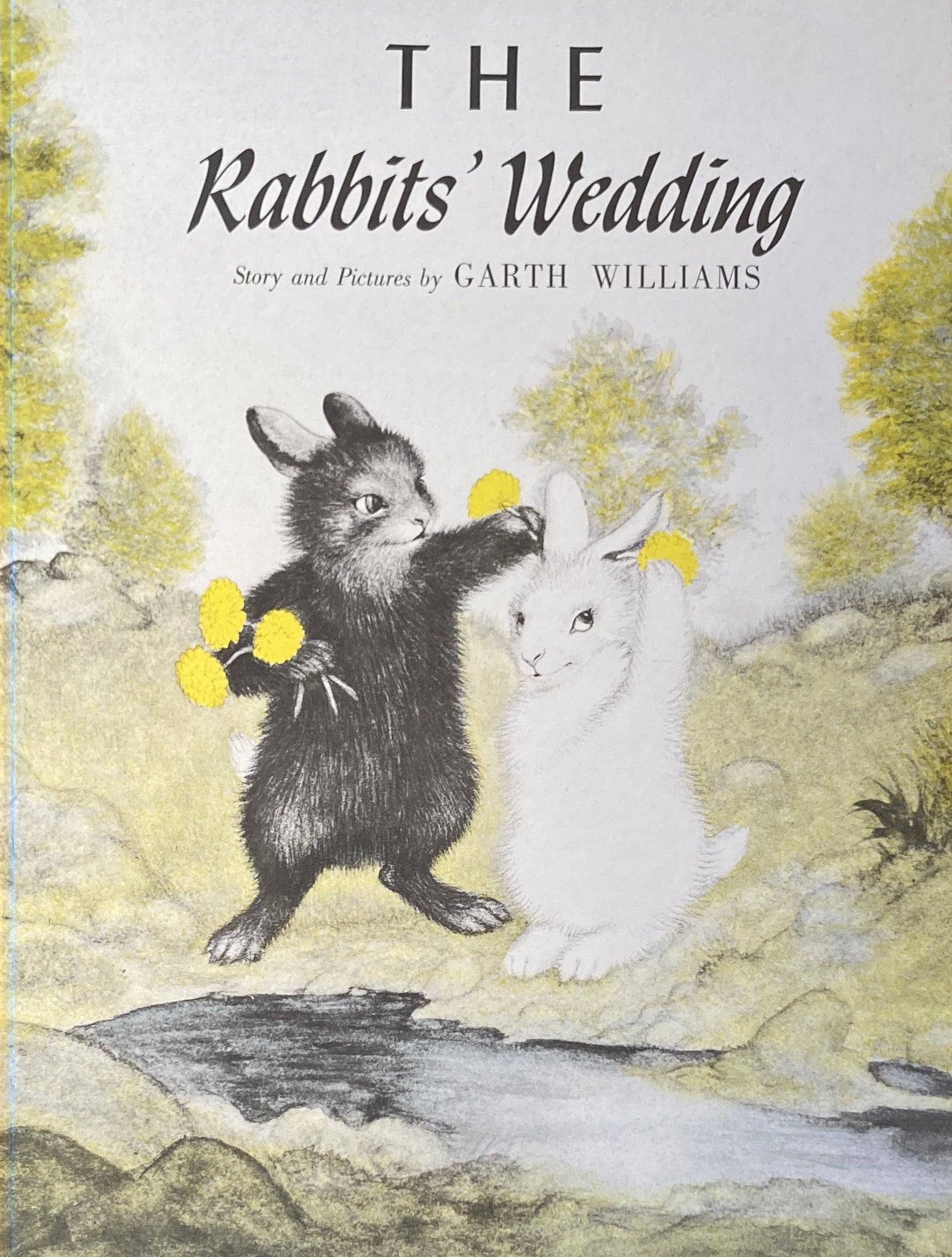Wedding Rabbit Book The Rabbits' Wedding Garth Williams – smokebooks shop