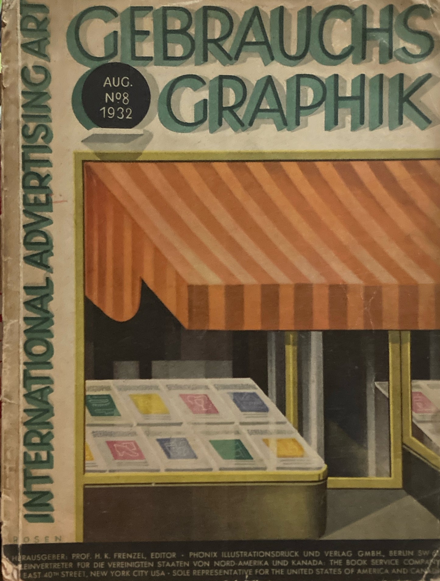 GEBRAUCHS GRAPHIK　International Advertising art 1932/aug. no.8