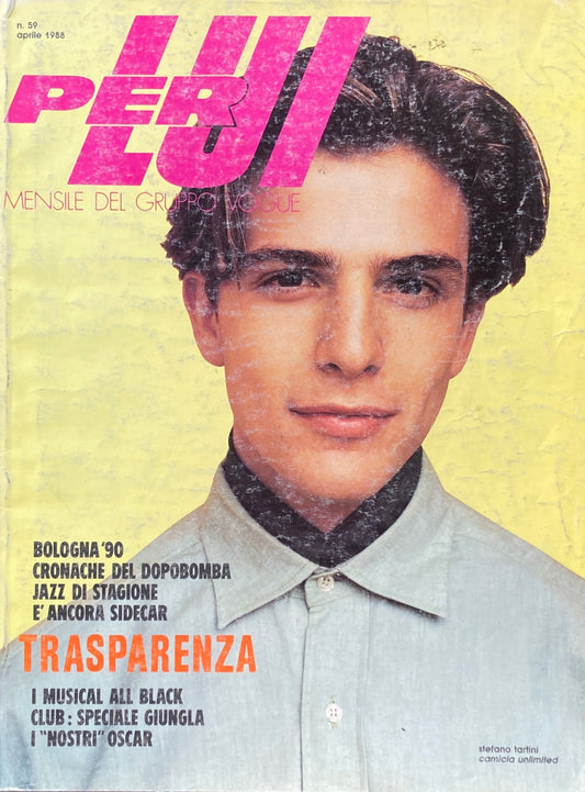 PER LUI　MENSILE DEL GRUPPO VOGUE n.59 1988 aprile