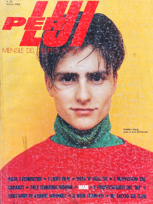 PER LUI　MENSILE DEL GRUPPO VOGUE n.58 1988 marzo