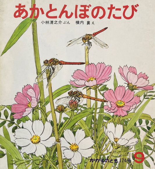 あかとんぼのたび　横内襄　かがくのとも174号