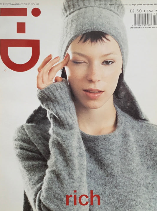 i-D magazine no.181 november 1998