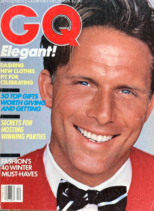 GQ　December　1982　Gentlemen's Quarterly