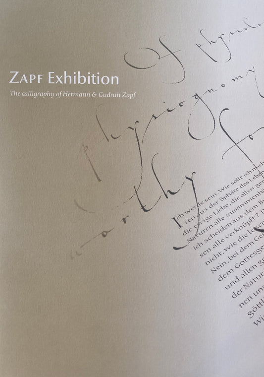 Zapf展　ヘルマン・ツァップ＆グドルン・ツァップ　カリグラフィーの世界